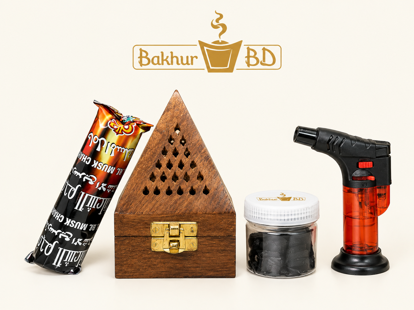 wooden Burner & Bakhoor Package